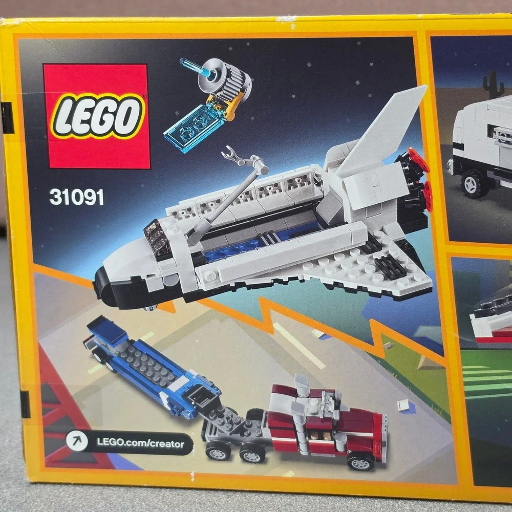 LEGO Creator Shuttle Transporter 31091 3-in-1 Kids Set New Sealed